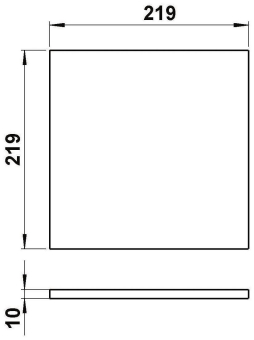 Albert G 501, Acrylglasscheibe  90270501 