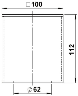 Albert G 88, PMMA Vierkantrohr  90260088 