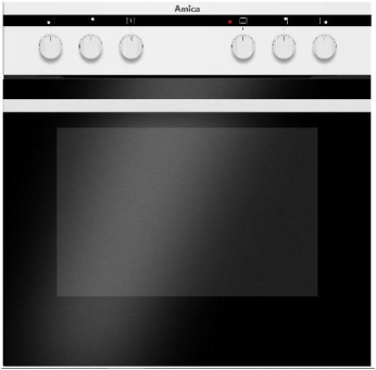 Amica EHC 12717-2 W ws EB-Herdset 