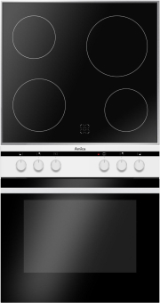 Amica EHC 12717-2 W ws EB-Herdset 