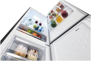 Amica KGC 15495 S sw-Ed-Look Kühlkombi 