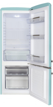 Amica KGCR 384150 T türkis Kühlkombi 
