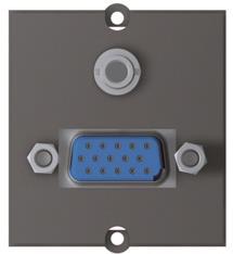 Bachmann Rahmen 1xVGA+Klinke     917.013 