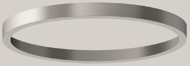 BEGA Deckenabschlußring silber     13006 