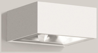 BEGA Wandfluter weiß 4000K      22392WK4 