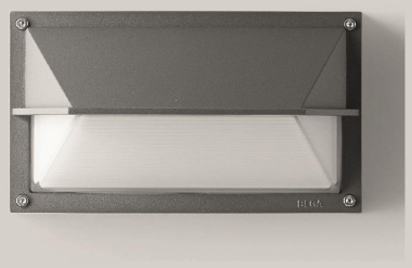 BEGA Wandleuchte 4000K silber   22649AK4 