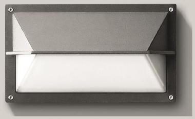 BEGA Wandleuchte 3000K silber   22656AK3 