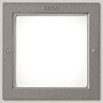 BEGA Einbauleuchte silber       24214AK3 