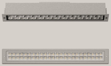 BEGA E-Einbauleuchte silber     24300AK4 