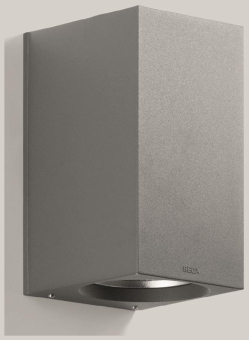 BEGA Wandleuchte silber         24597AK4 