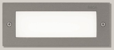 BEGA Einbauleuchte silber       33107AK3 