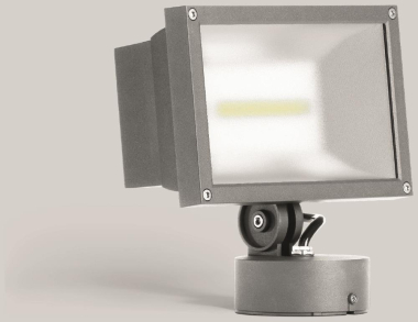 BEGA Scheinwerfer 4000K silber  77539AK4 