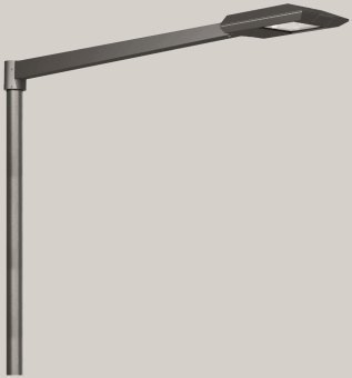 BEGA E-Aufsatzleuchte silber    77718AK4 