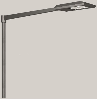 BEGA E-Aufsatzleuchte silber    77732AK4 