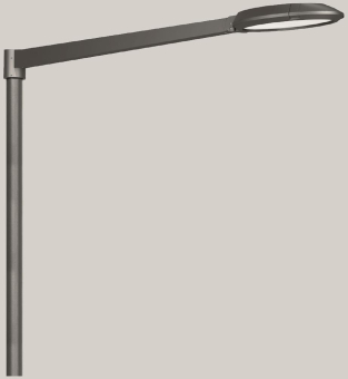 BEGA E-Aufsatzleuchte silber    77950AK4 