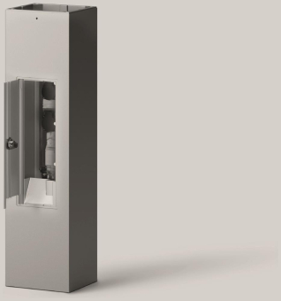 BEGA Pollerleuchtenrohr silber    84004A 