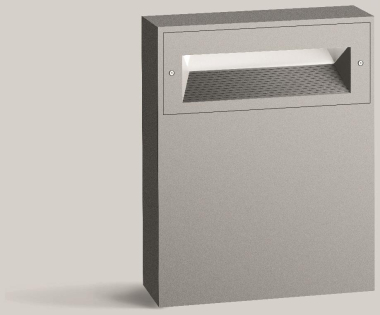 BEGA Pollerleuchte silber       84671AK3 