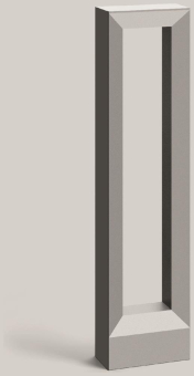 BEGA Pollerleuchte silber       88062AK4 