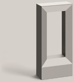 BEGA Pollerleuchte silber       88066AK4 