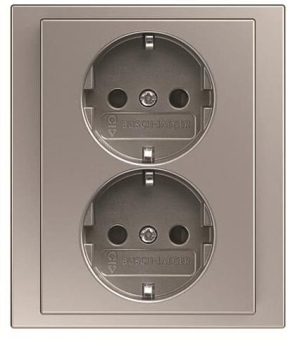 BJ SCHUKO  Doppelsteckdose  202 EUJB-866 