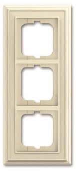 BJ Abdeckrahmen, elfenbeinweiß, 1723-832 