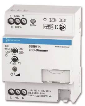 BJ Busch-Dimmer grau             6586/14 