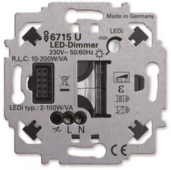 BJ 6715U LED-Dimmer-Einsatz       6715 U 