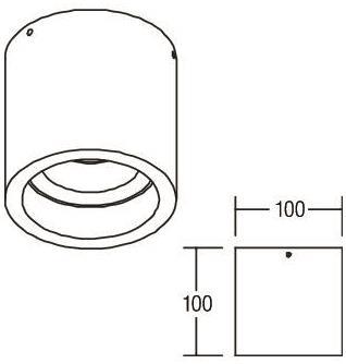 BRUM LED-Deckenaufbaul.         12074183 