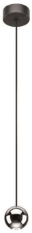 BRUM LED-Pendelleuchte sw/chrom 12119823 