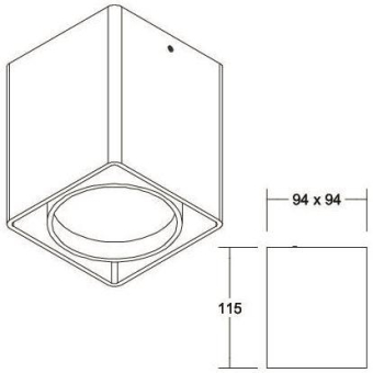 Brumberg LED-Anbaudownlight     12392173 