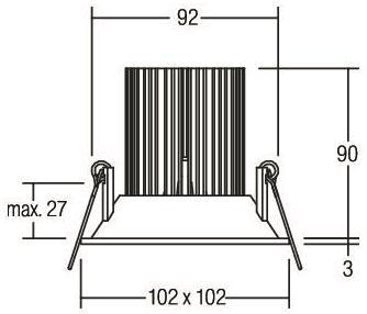 BRUM LED-Einbauleuchte          12408073 