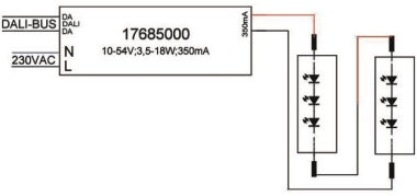 BRUM LED-Konverter 350mA 3,5-   17685000 