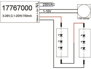 Brumberg LED-Konverter 700mA    17767010 