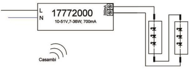 Brumberg LED-Konverter 700mA    17772020 