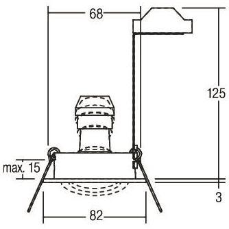 Brumberg HV-Einbaustr. GU10     36143080 