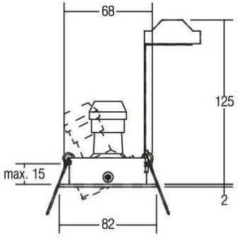 BRUM HV-Einbaustr. GU10 max.    36147220 