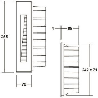 Brumberg LED-Wandeinbaul. 4W    60211183 
