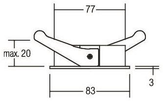BRUM Einbauring rund zu         82030170 