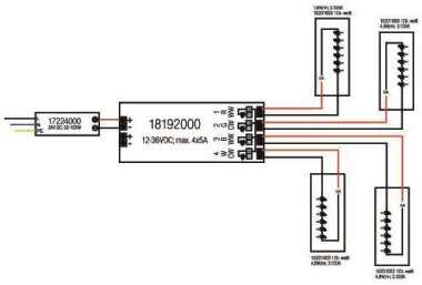 BRUM LED 6 Zonen Fernbedienung  18199000 