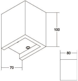 Brumberg LED-Wandleuchte 230V   10100733 
