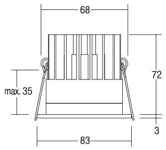 BRUM LED-Einbauleuchte          12035553 