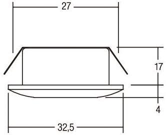 BRUM LED-Lichtpunkt IP44 alu    12071253 