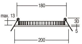 BRUM LED-Einbau-Panel 24V       12217684 