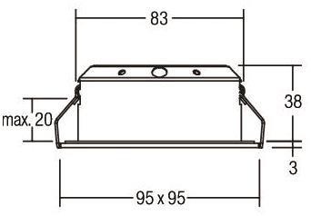 BRUM LED-Einbaul. 350mA 5,5W    12486153 
