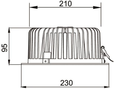 Brumberg LED-Einbaudownlight    12551173 