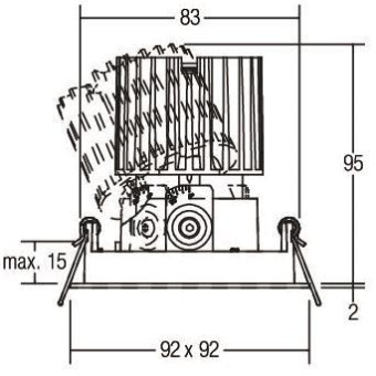 BRUM LED-Einbauleuchte          12608173 