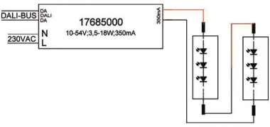 BRUM LED-Konverter 350mA 3,5-   17685000 