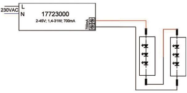 Brumberg LED-Konverter 700mA    17723010 