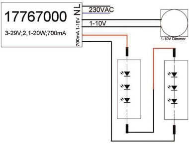 Brumberg LED-Konverter 700mA    17767010 