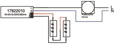 Brumberg LED-Konverter 500 mA,  17822010 